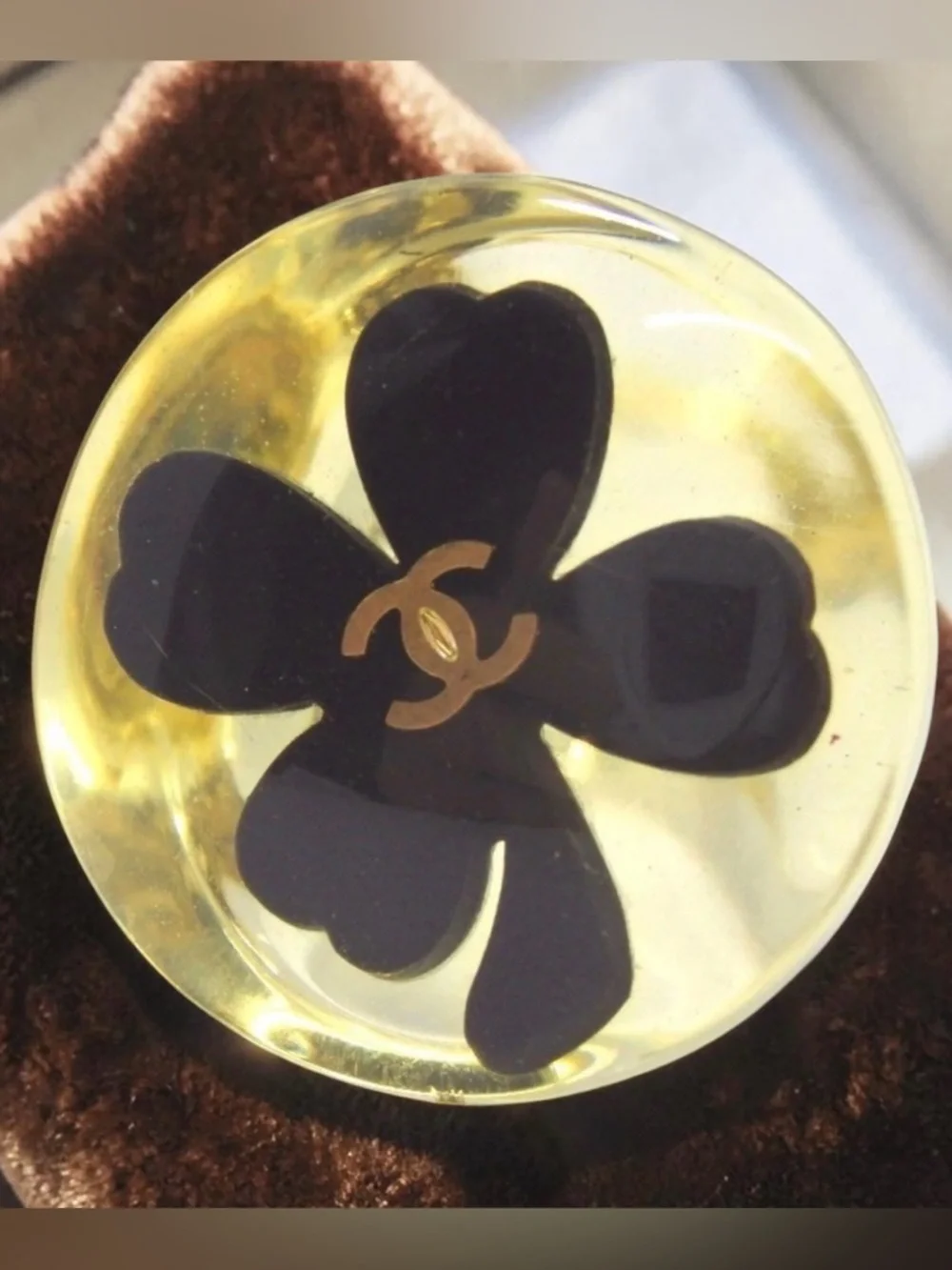 CHANEL Coco Mark Plastic Ring 😍❤️ - Picture 8 of 14